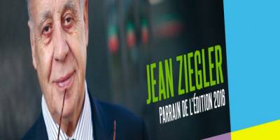 Jean  Ziegler, parrain de la 12e édition du festival Ciné Droit Libre